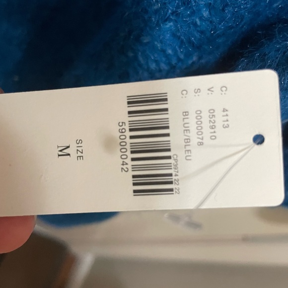 Blue Anthropologie sweater - Picture 4 of 4